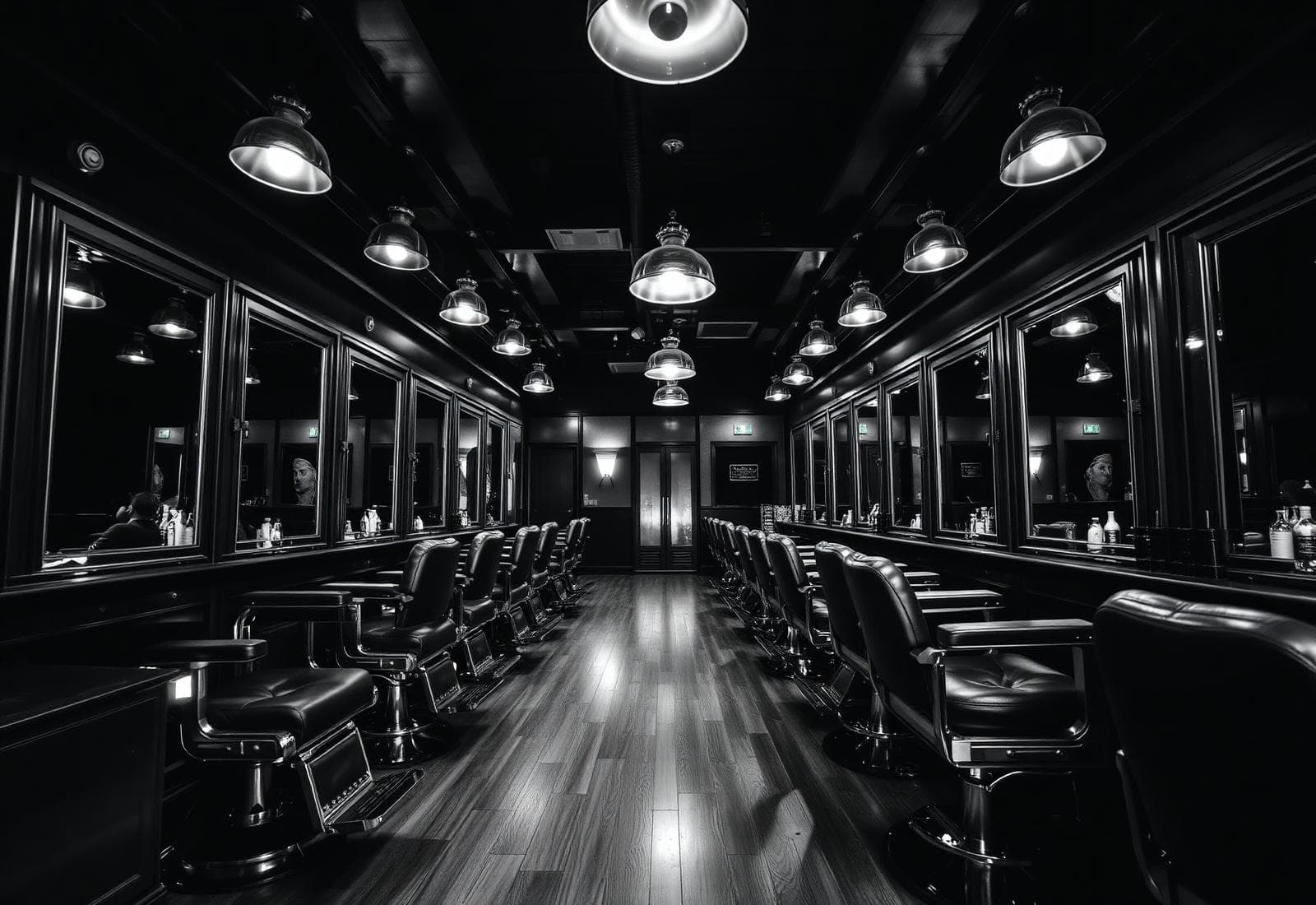 Inside the Twin Style Barbershop