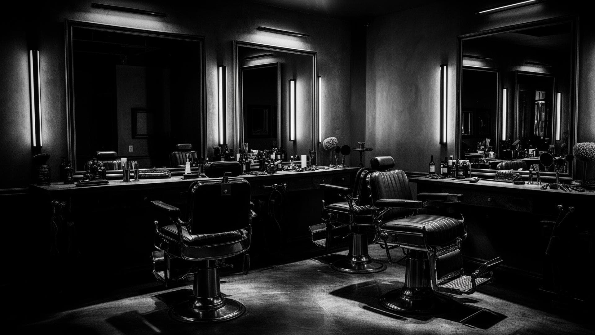 Twin Style Barbershop interior